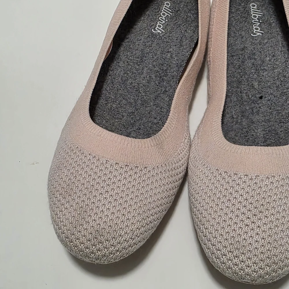 Allbirds TB Women's Soft Pink Loafers Sz. 10